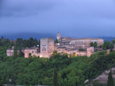 Granada Alhambra vom Aussichtspunkt San Nicolas