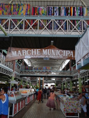 Französisch Polynesien - Tahiti - Papeete Markthalle