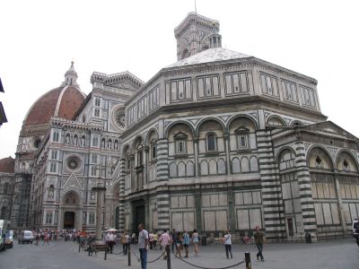 Florenz - Baptisterium und Catedrale Santa Maria del Fiore