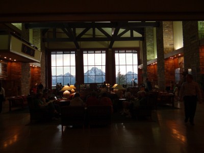 Grand Teton Nationalpark - Jackson Lake Lodge Lobby