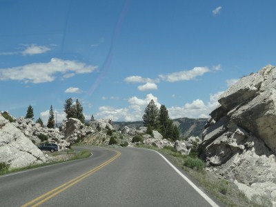 Yellowstone - auf dem Weg nach Mammoth