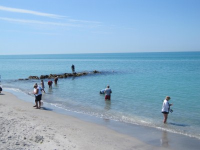 Caspersen Beach - Haifischzahnsuche