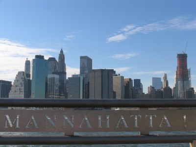 New York - Blick von Brooklyn auf Manhattan