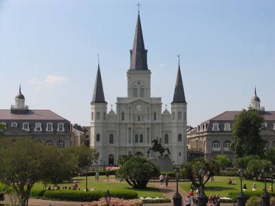 New Orleans - Jackson Square und St. Louis Cathedral