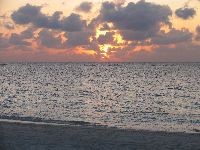 Sonnenuntergang  auf den Malediven